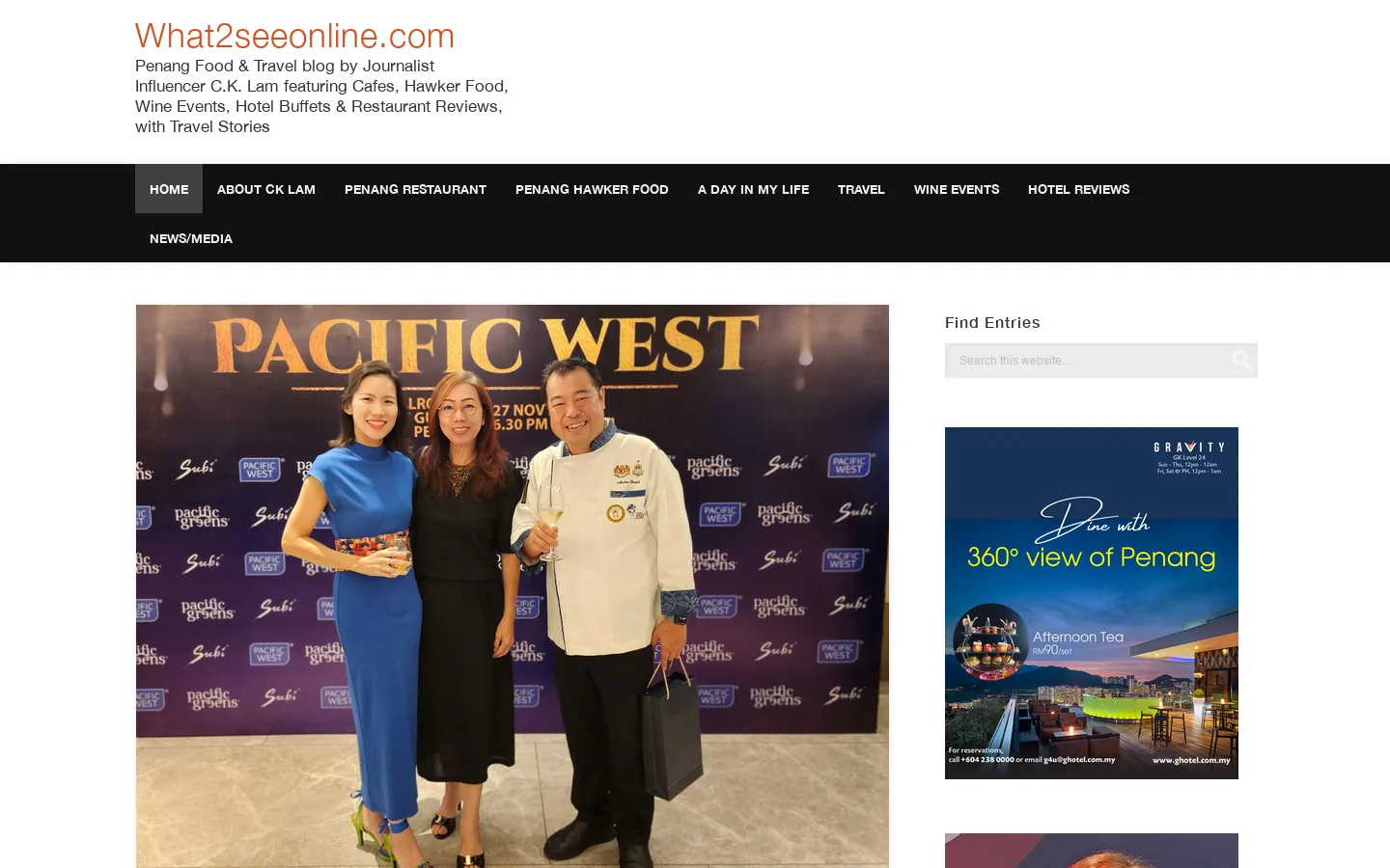 What2seeonline.com Homepage screenshot