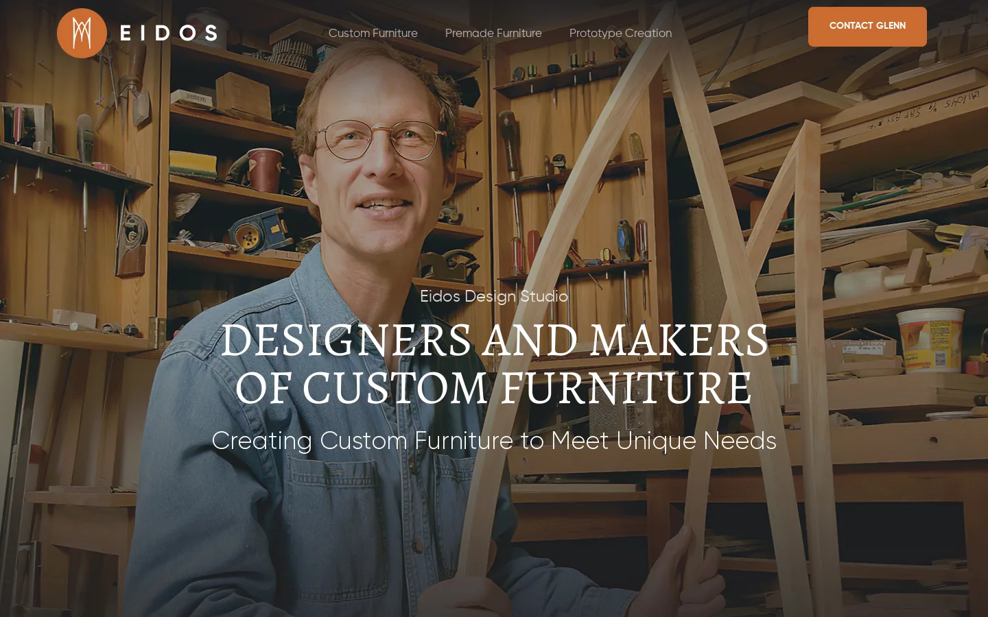 Eidos Design Studio Homepage screenshot