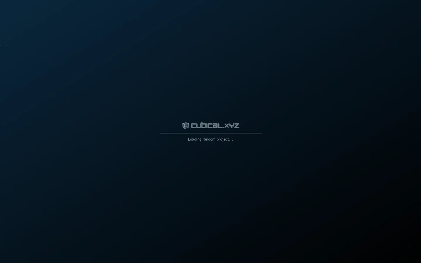 cubical.xyz Homepage screenshot