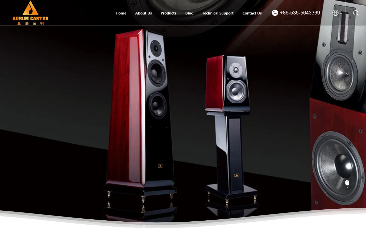 Penglai AURUM CANTUS Audio,Specializing in AURUM CANTUS Audio Homepage screenshot