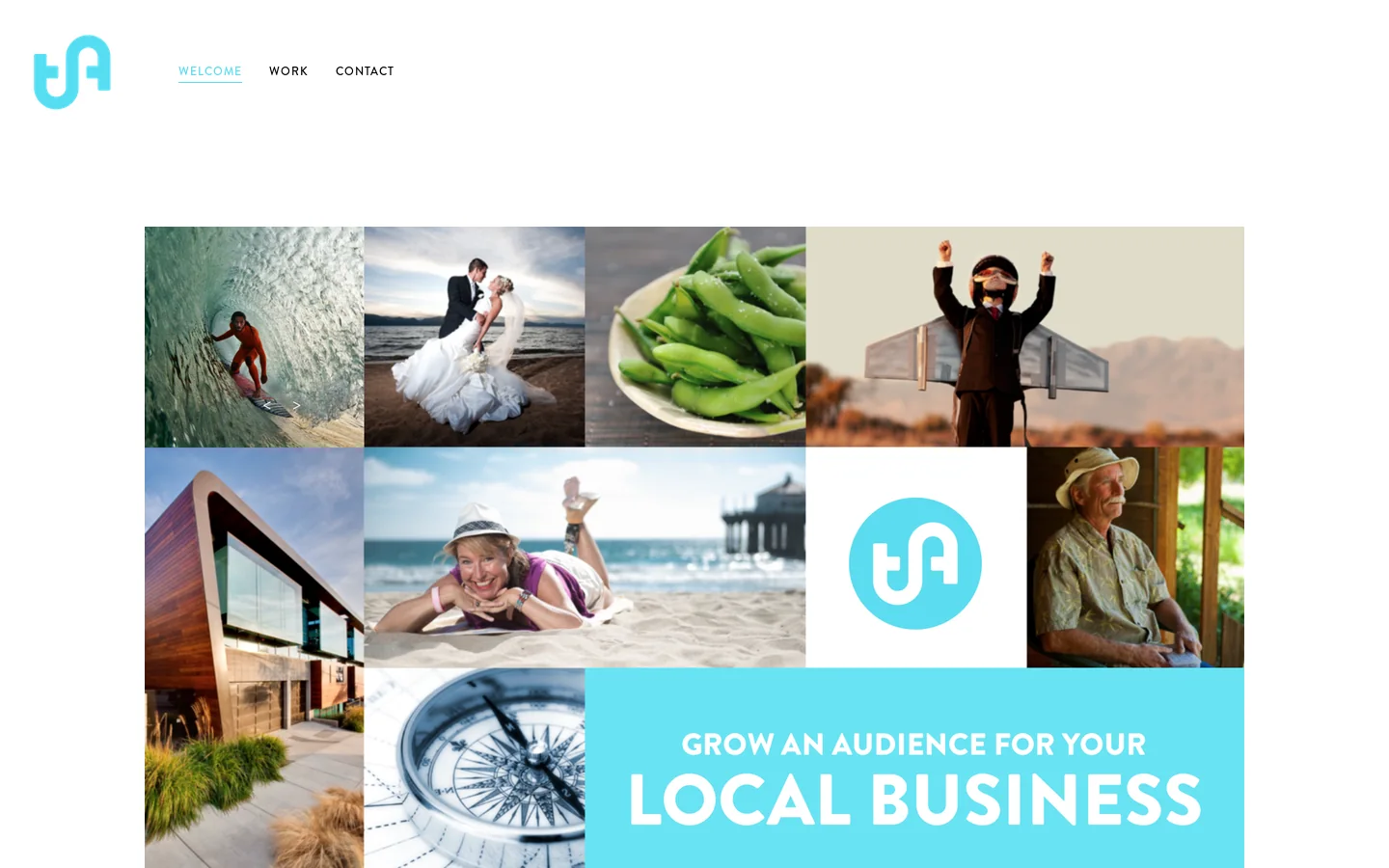 Trager Acker Design Homepage screenshot