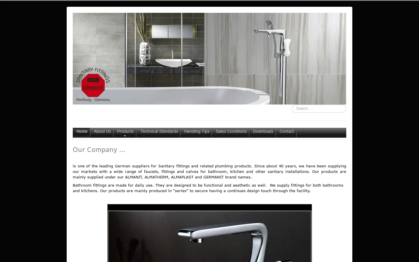 Home Homepage screenshot