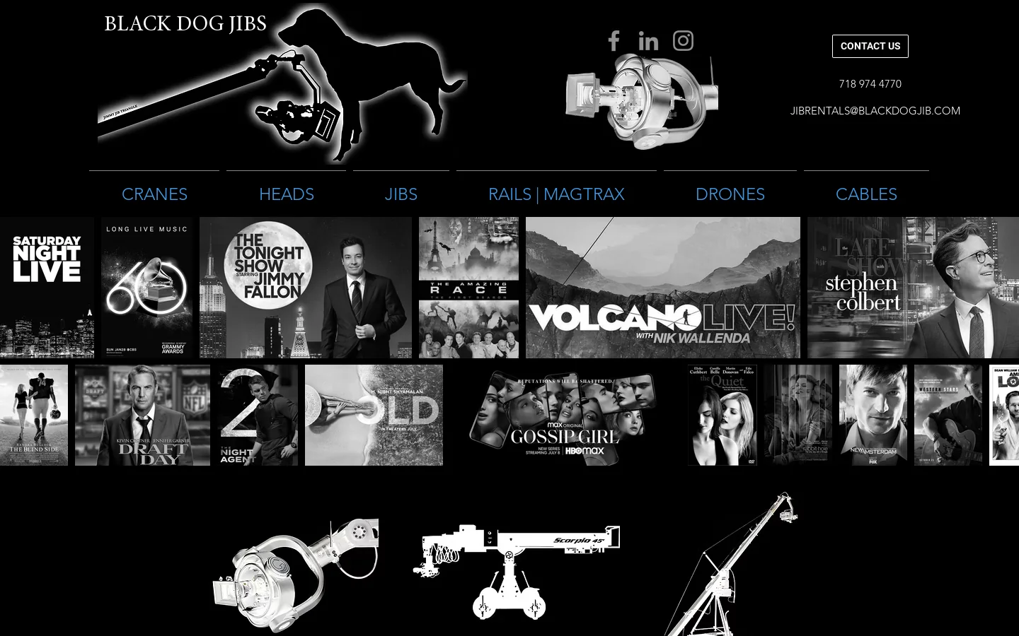 BLACK DOG JIBS Homepage screenshot