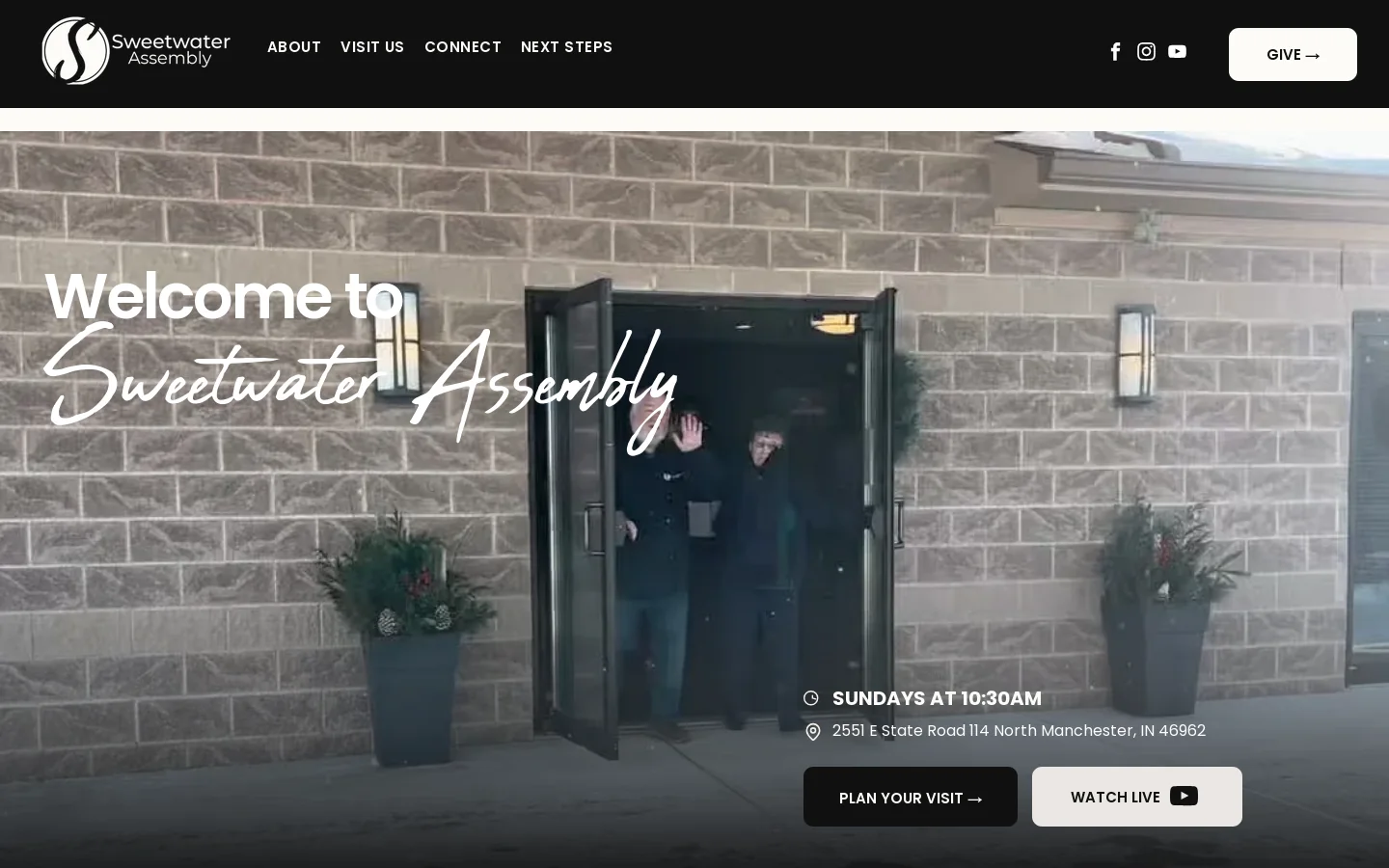 Sweetwater Assembly | North Manchester Church Homepage screenshot