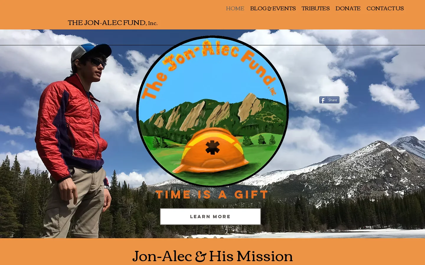 The Jon-Alec Fund | Non-Profit Organization Homepage screenshot