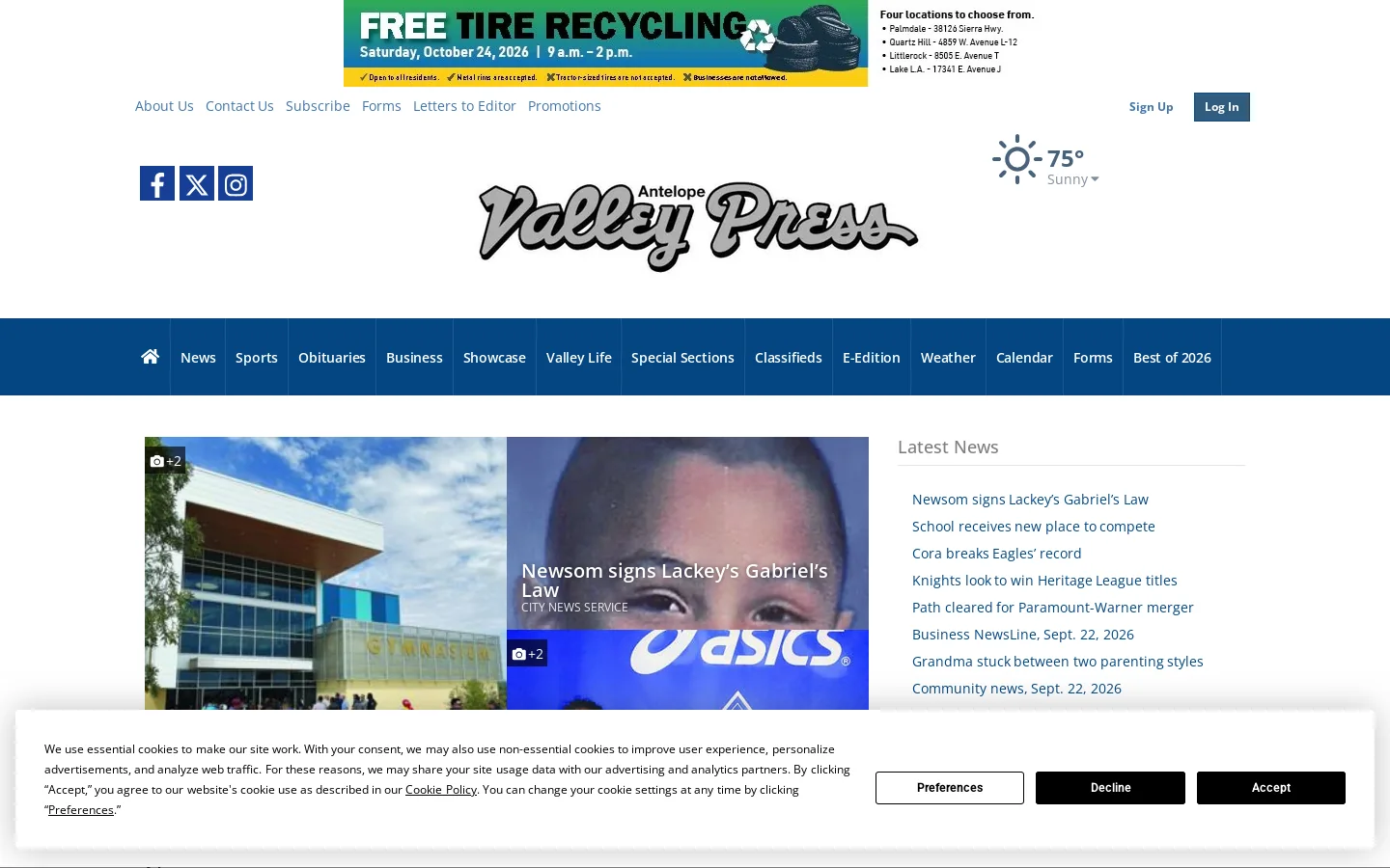 avpress.com Homepage screenshot