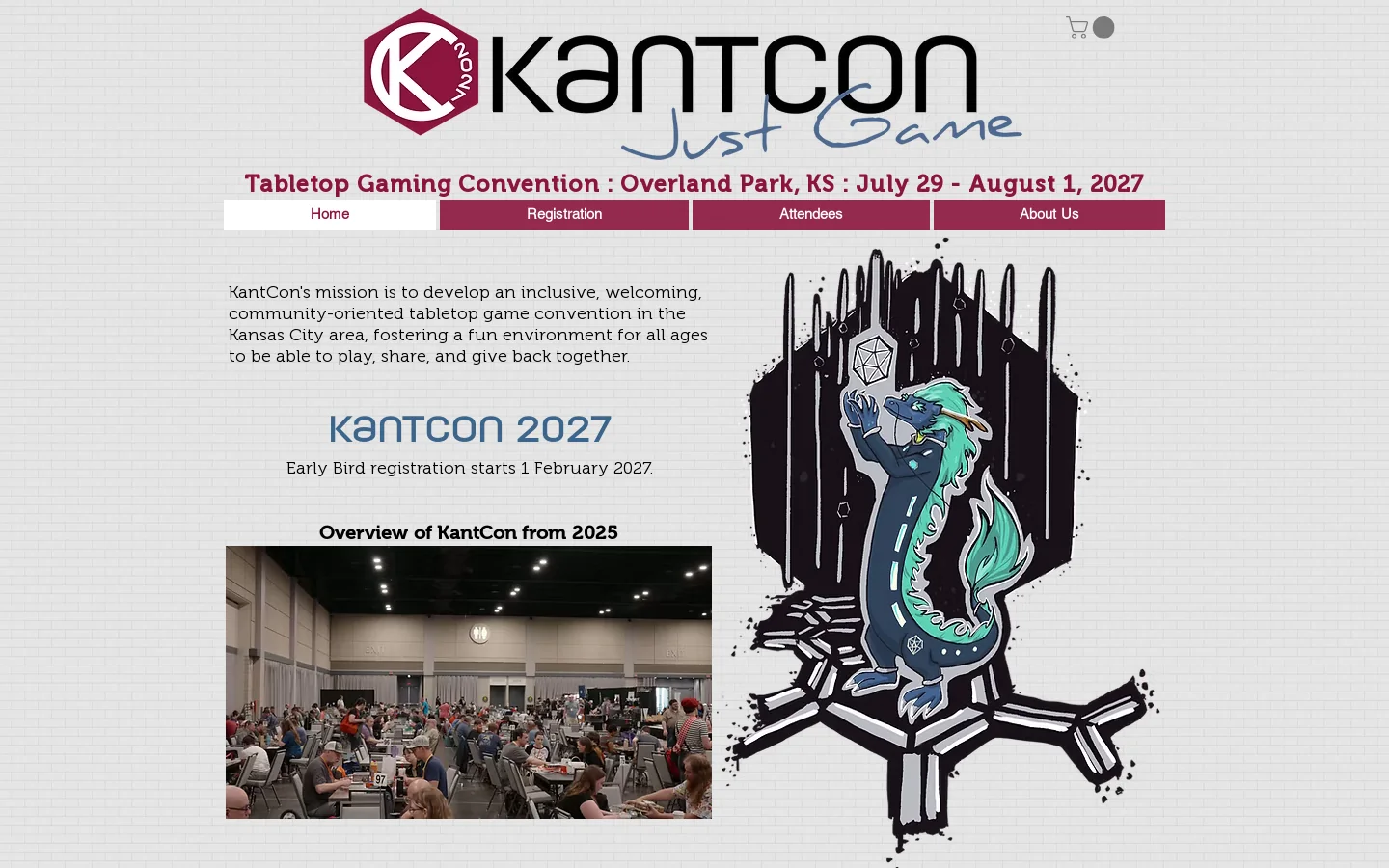 KantCon Homepage screenshot