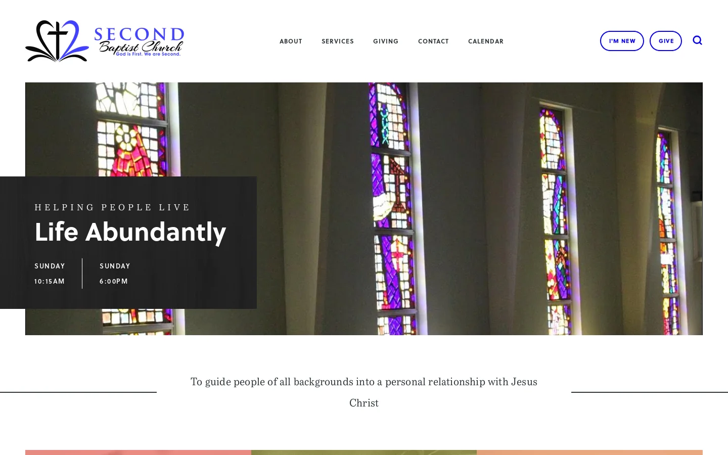 Second Baptist Church: Hopkinsville, KY > Home Homepage screenshot