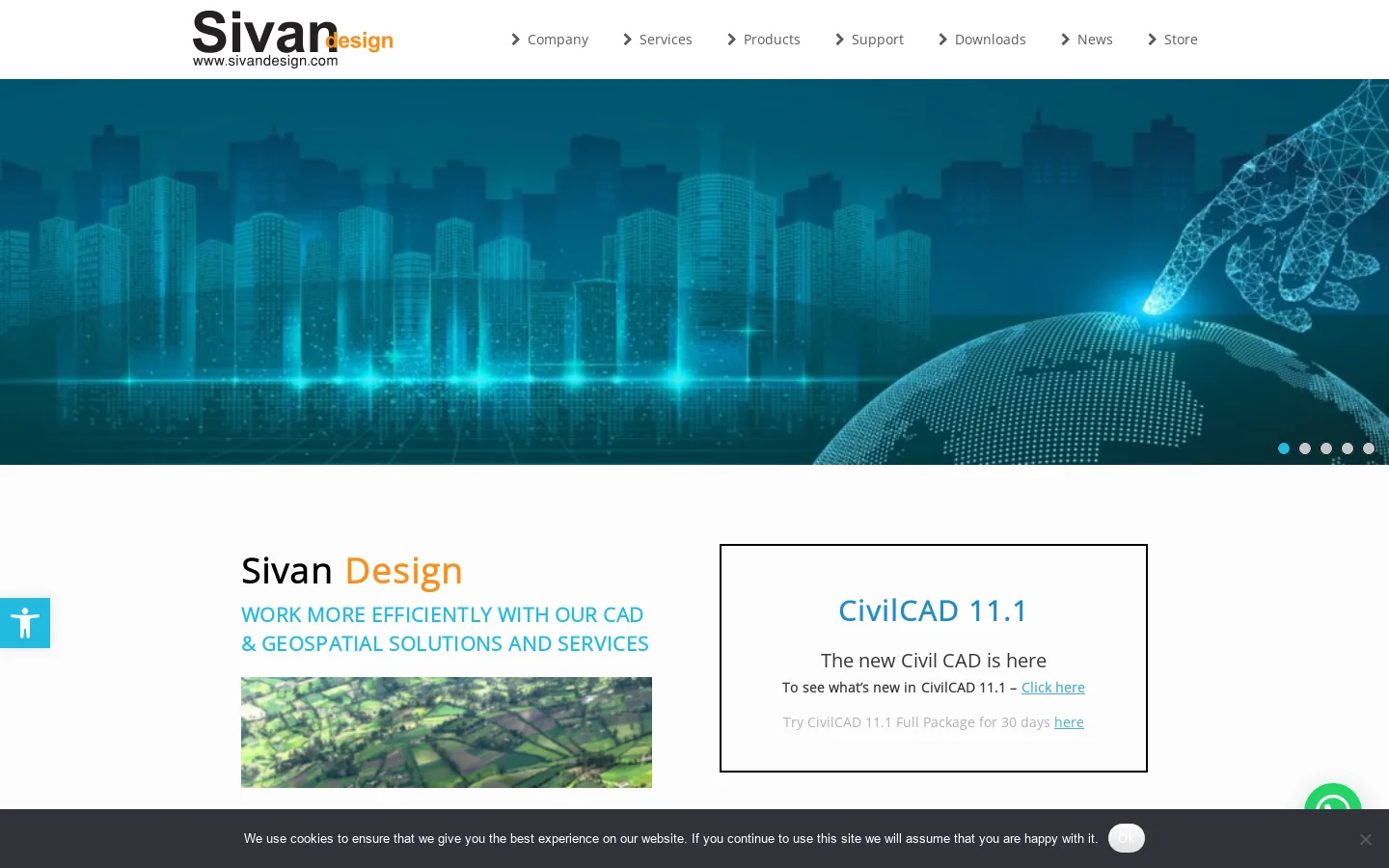 Sivan Design Homepage screenshot