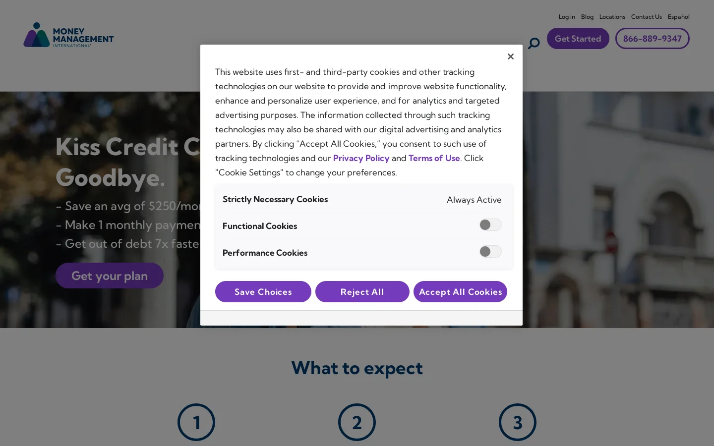 Get Out of Debt 7x Faster: Nonprofit Credit & Debt Solutions | MMI Homepage screenshot