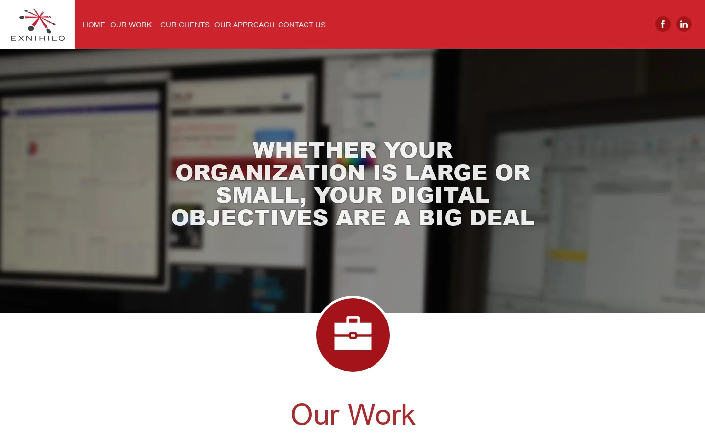 EXNIHILO HOME Homepage screenshot