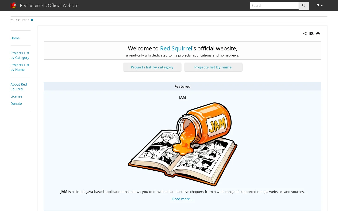 Home Page Homepage screenshot