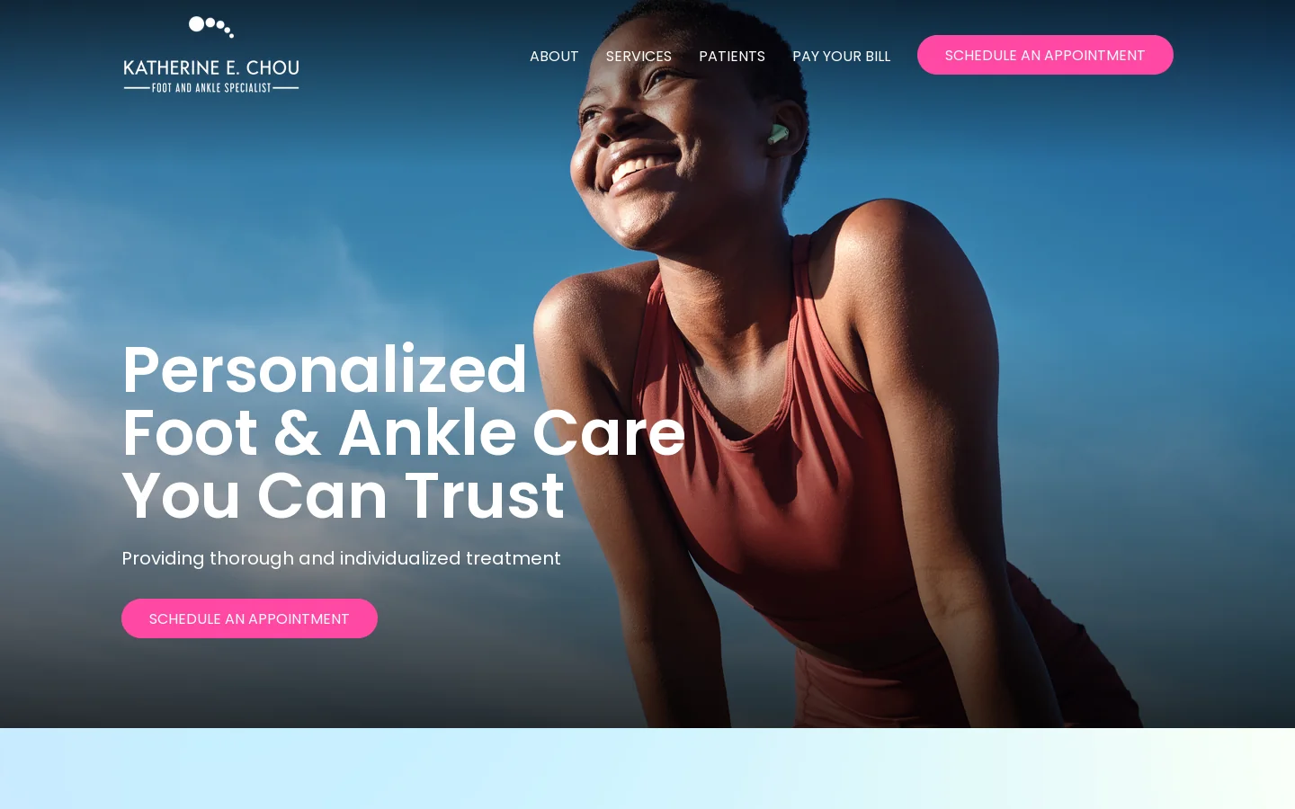 Bay Area Foot Care: Personalized Care You Can Trust Homepage screenshot