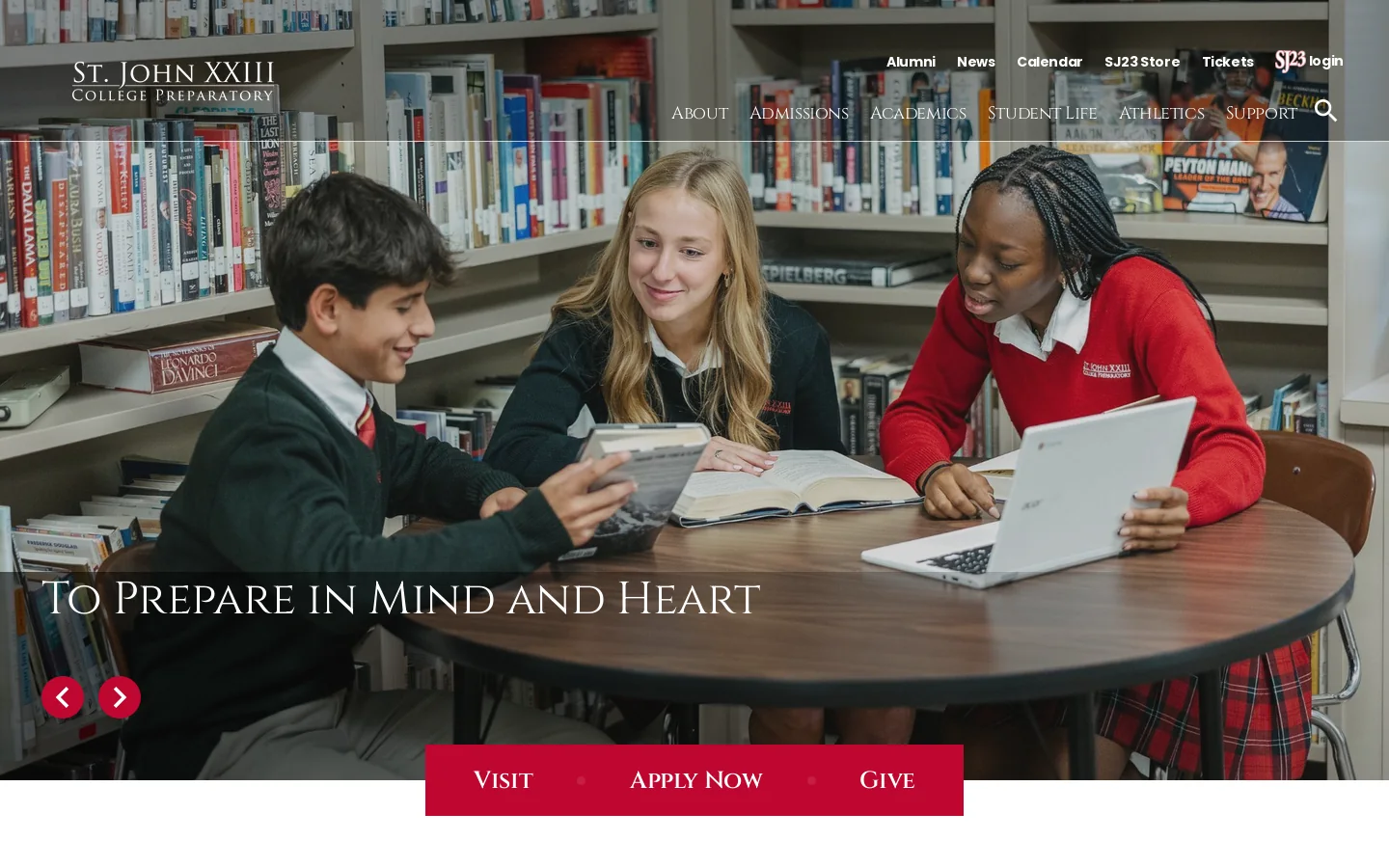 A Private Catholic School in Katy, TX Homepage screenshot