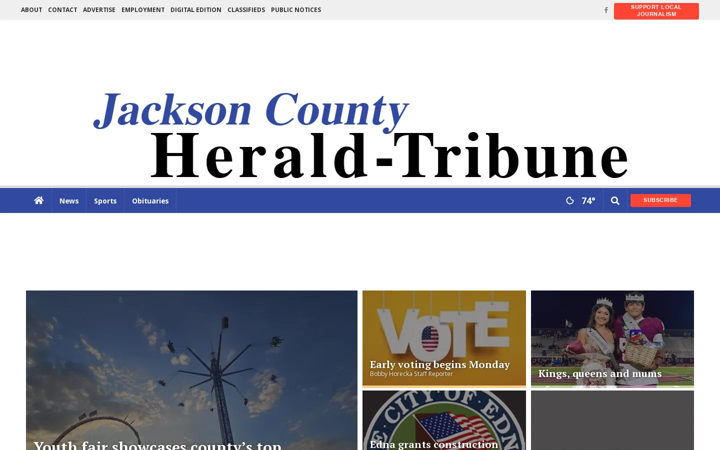 jacksonconews.com Homepage screenshot