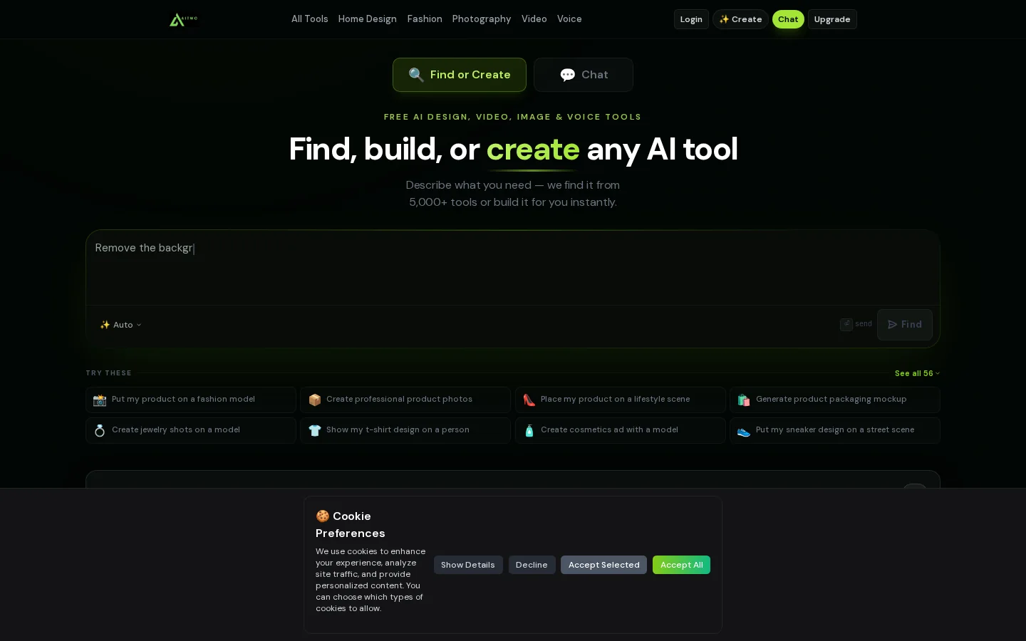 AI Two Homepage screenshot