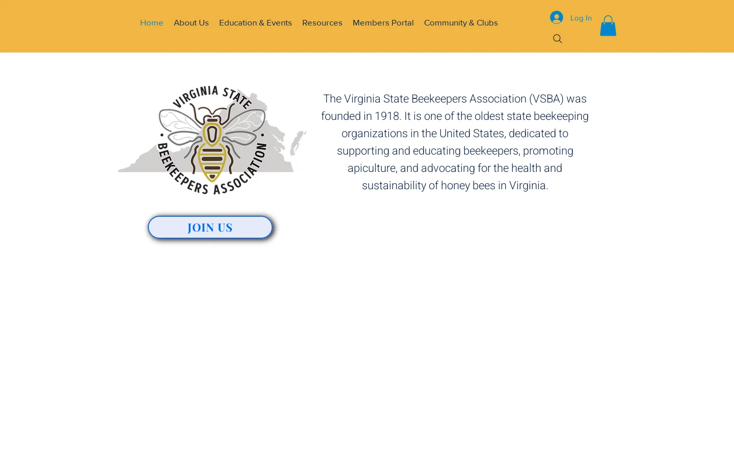 Home | Virginia State Beeke Homepage screenshot