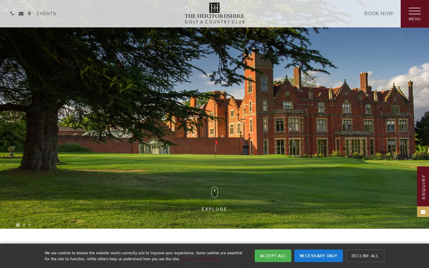 Home :: Premier Golf & Country Club, Spa, and Gym based in Hertfordshire | Experience Luxury & Wellness Homepage screenshot