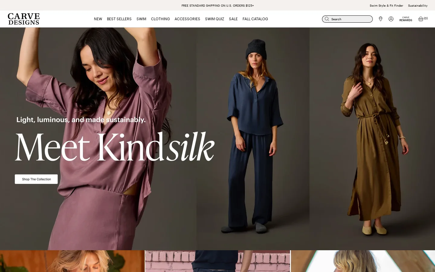 Carve Designs Homepage screenshot