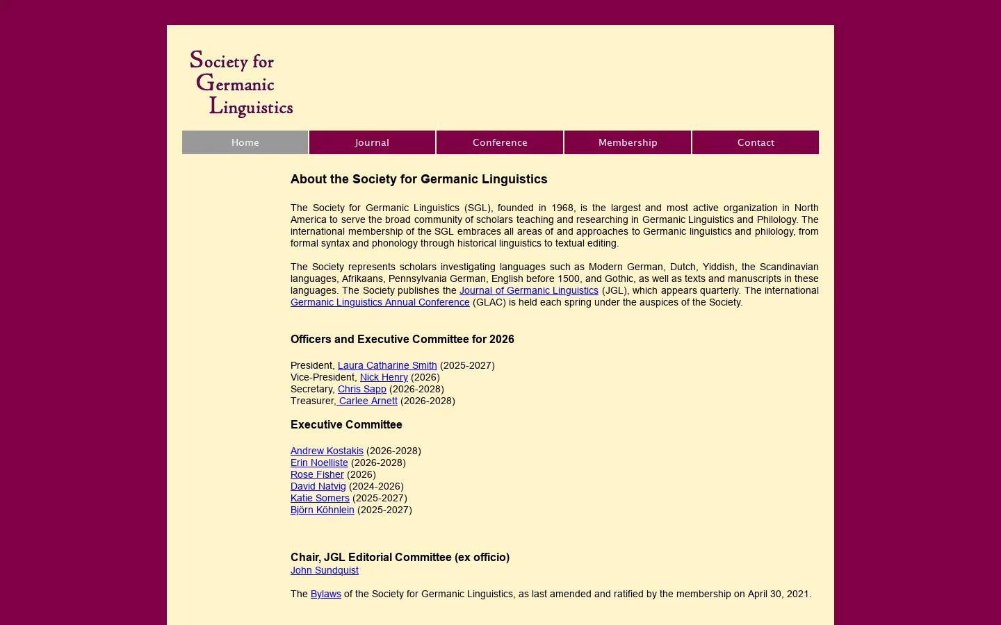 Home Homepage screenshot
