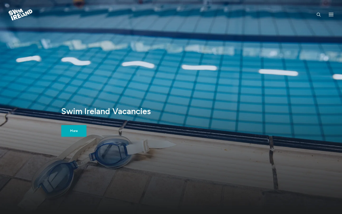 Swim Ireland Homepage screenshot