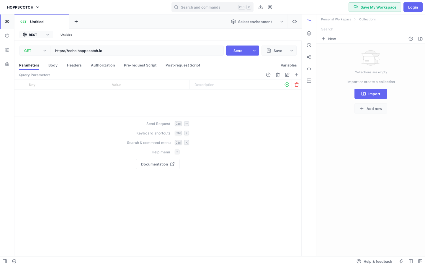 Hoppscotch • Open source API development ecosystem • Hoppscotch Homepage screenshot