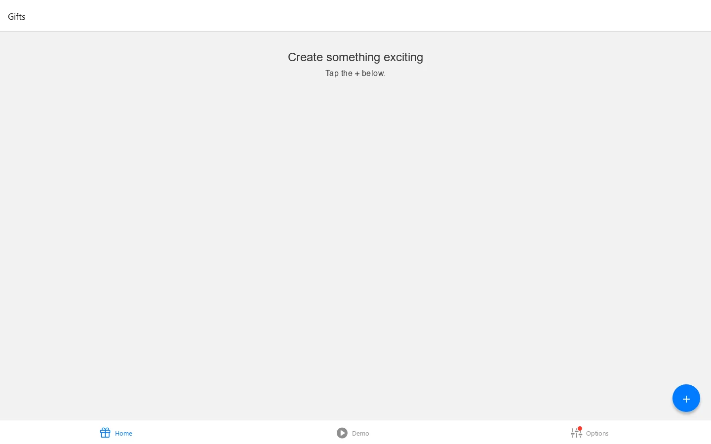 Presence Homepage screenshot