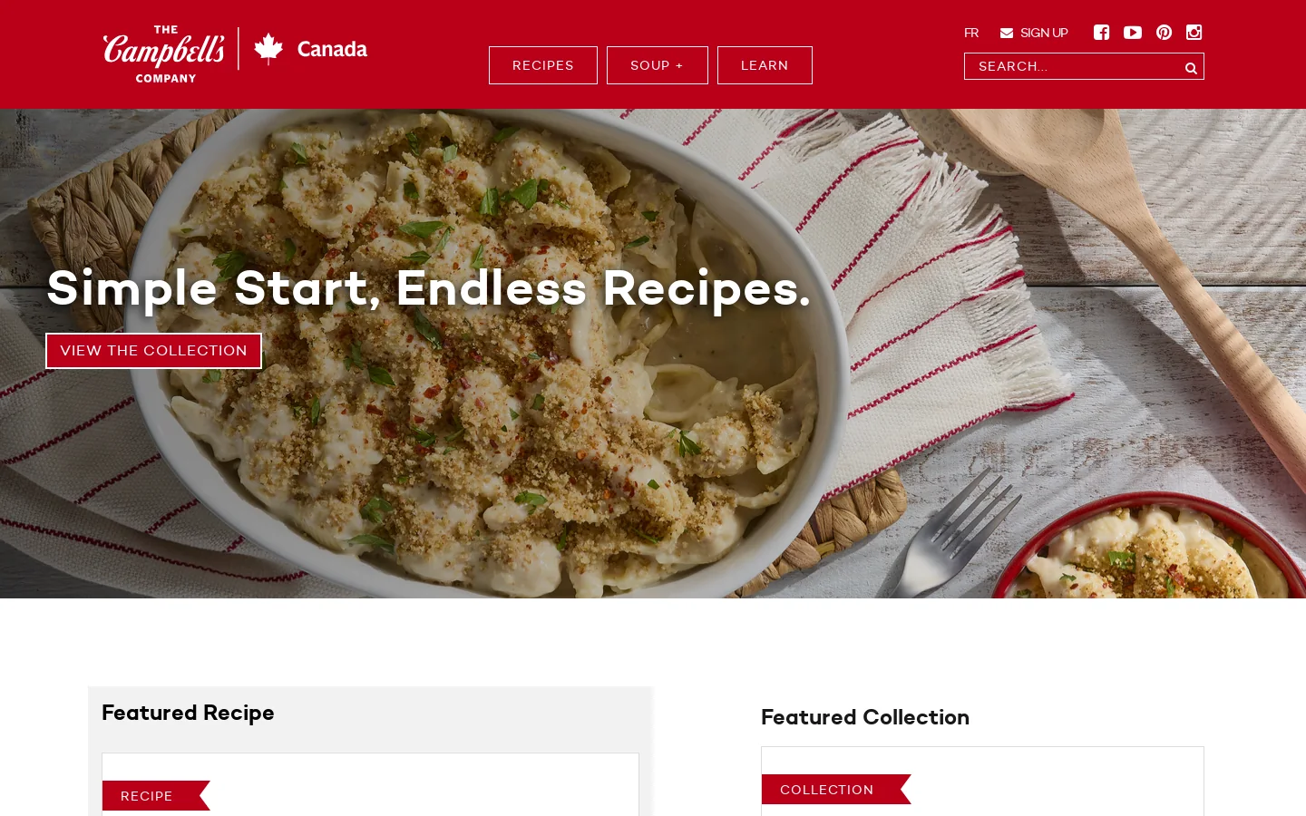 Easy, Delicious & Quick Recipes - Easy & Delicious Recipes Homepage screenshot