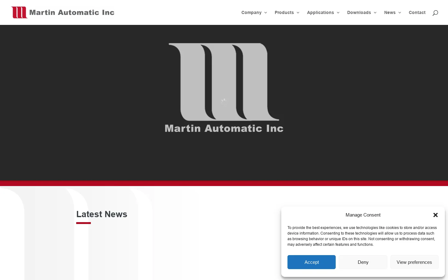 Martin Automatic, Inc Homepage screenshot