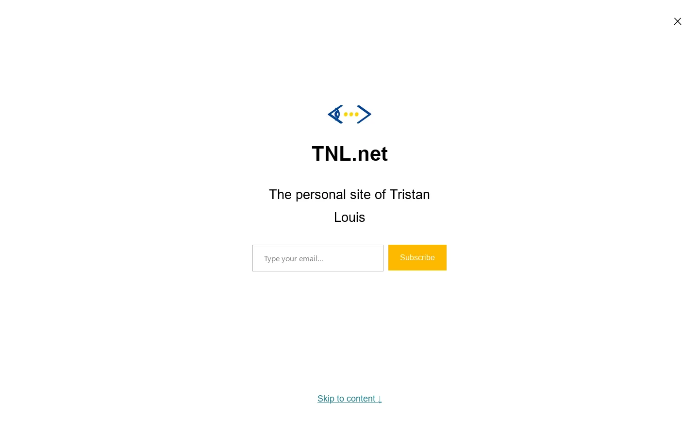 TNL.net Homepage screenshot