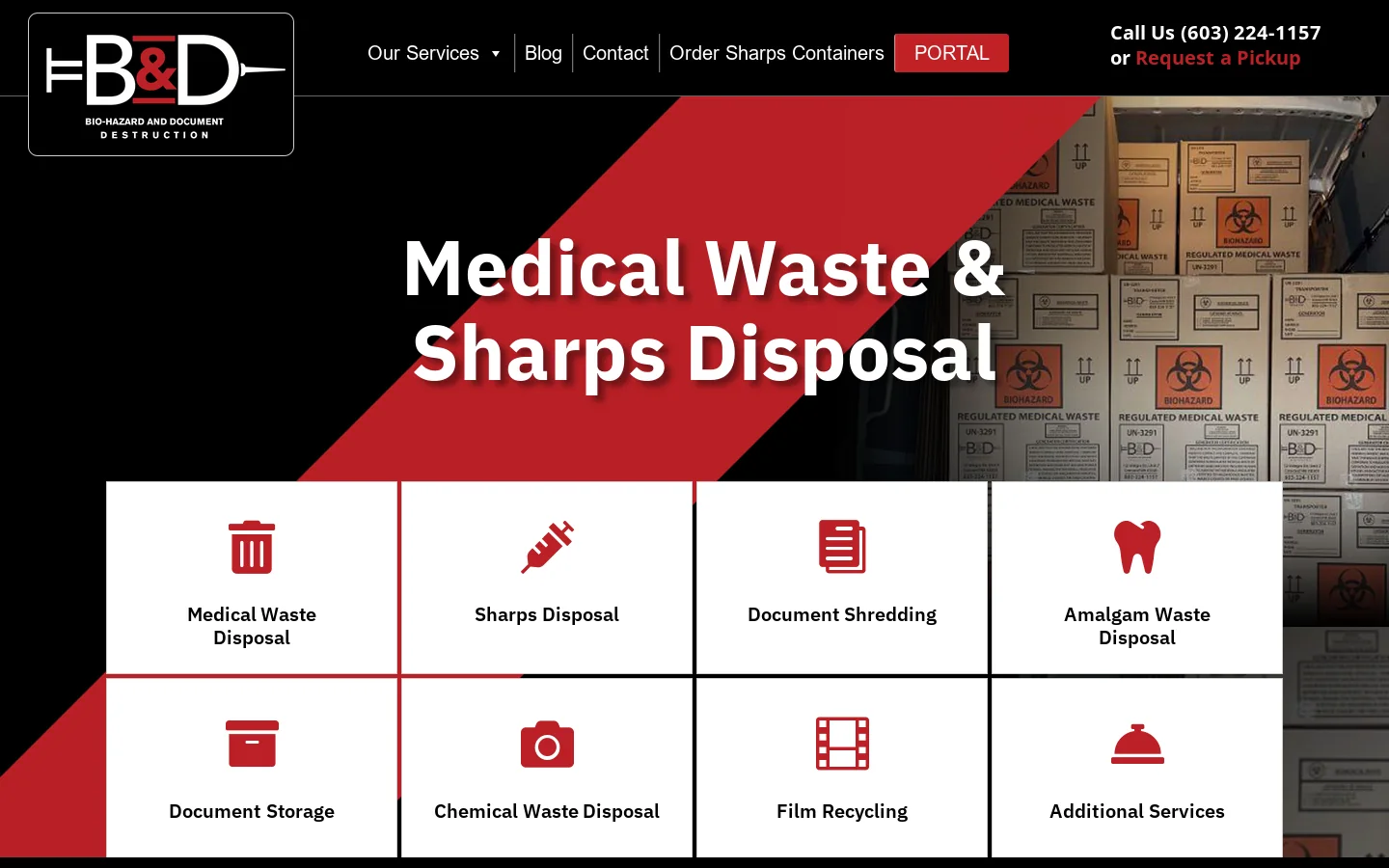 Home - B & D Associates Homepage screenshot