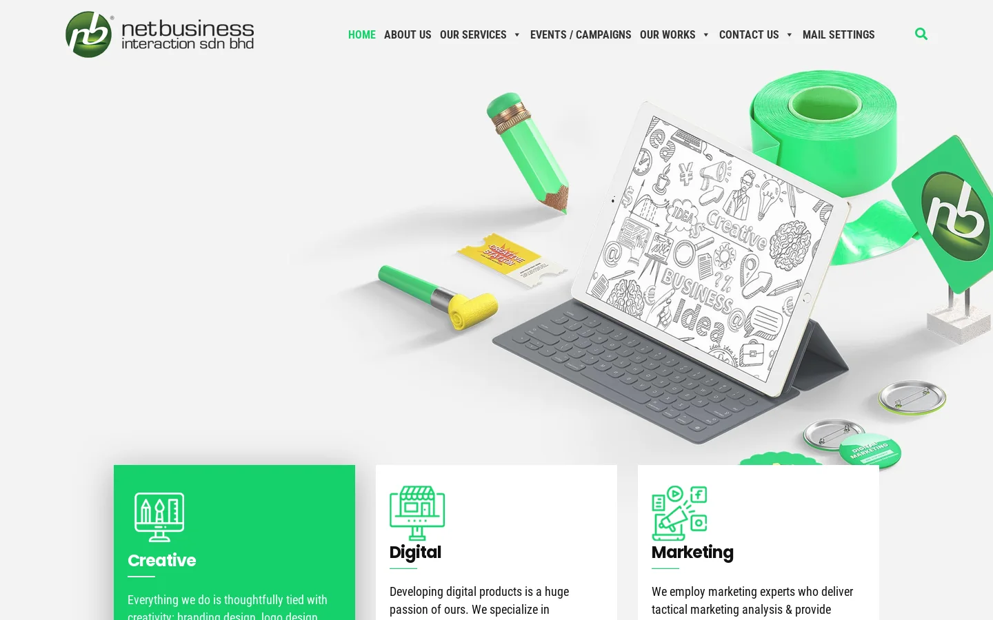 Web Design | Web Development | Social Media Marketing Homepage screenshot