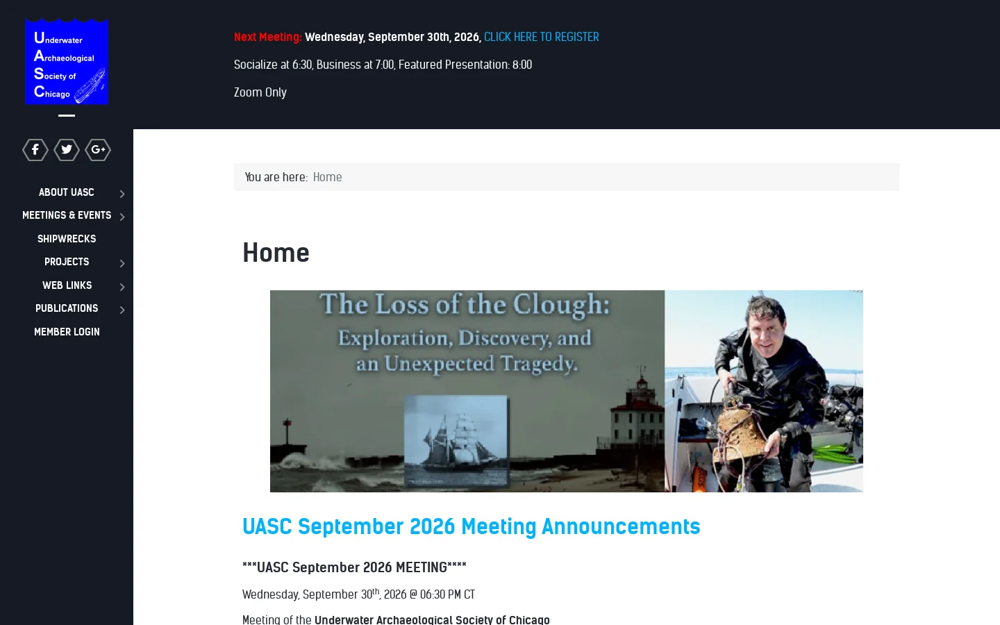 Home Homepage screenshot