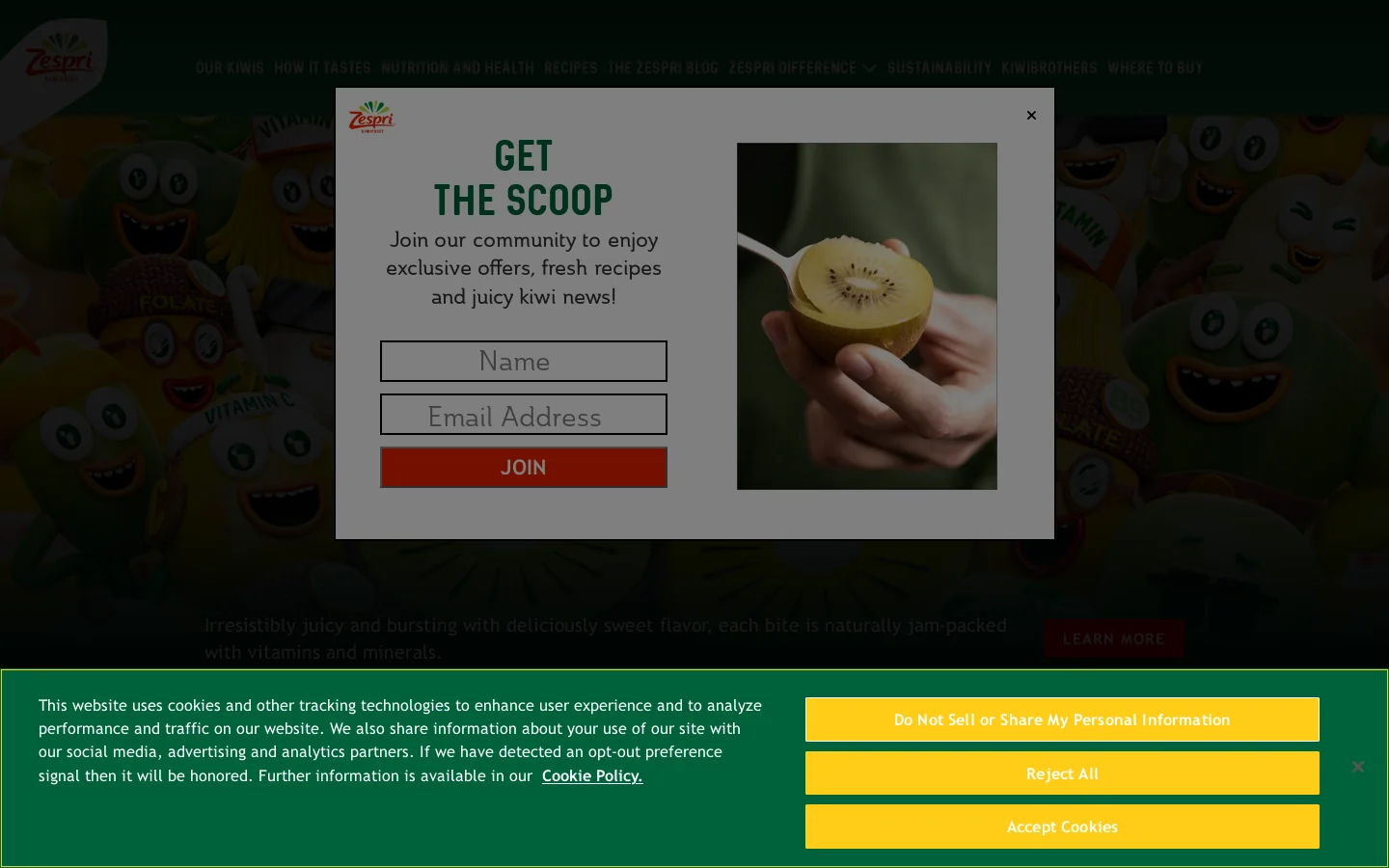 Home Homepage screenshot