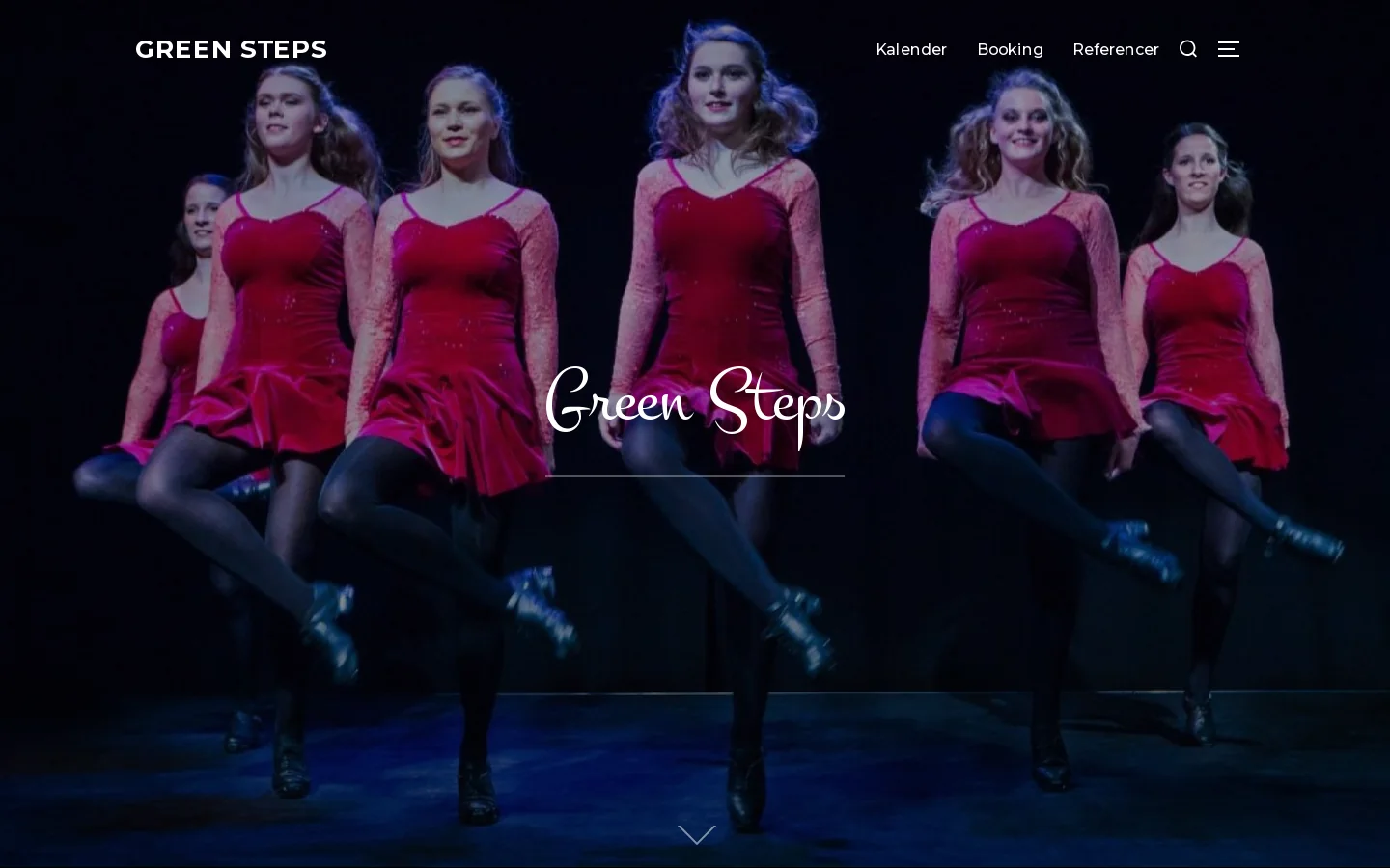 Green Steps Homepage screenshot