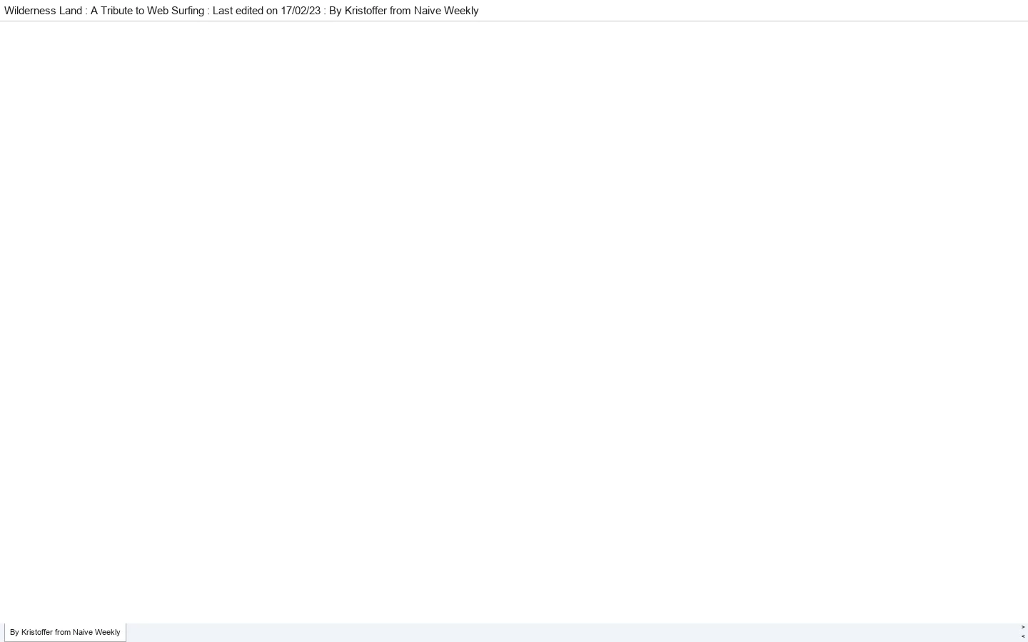 Wilderness Land Homepage screenshot