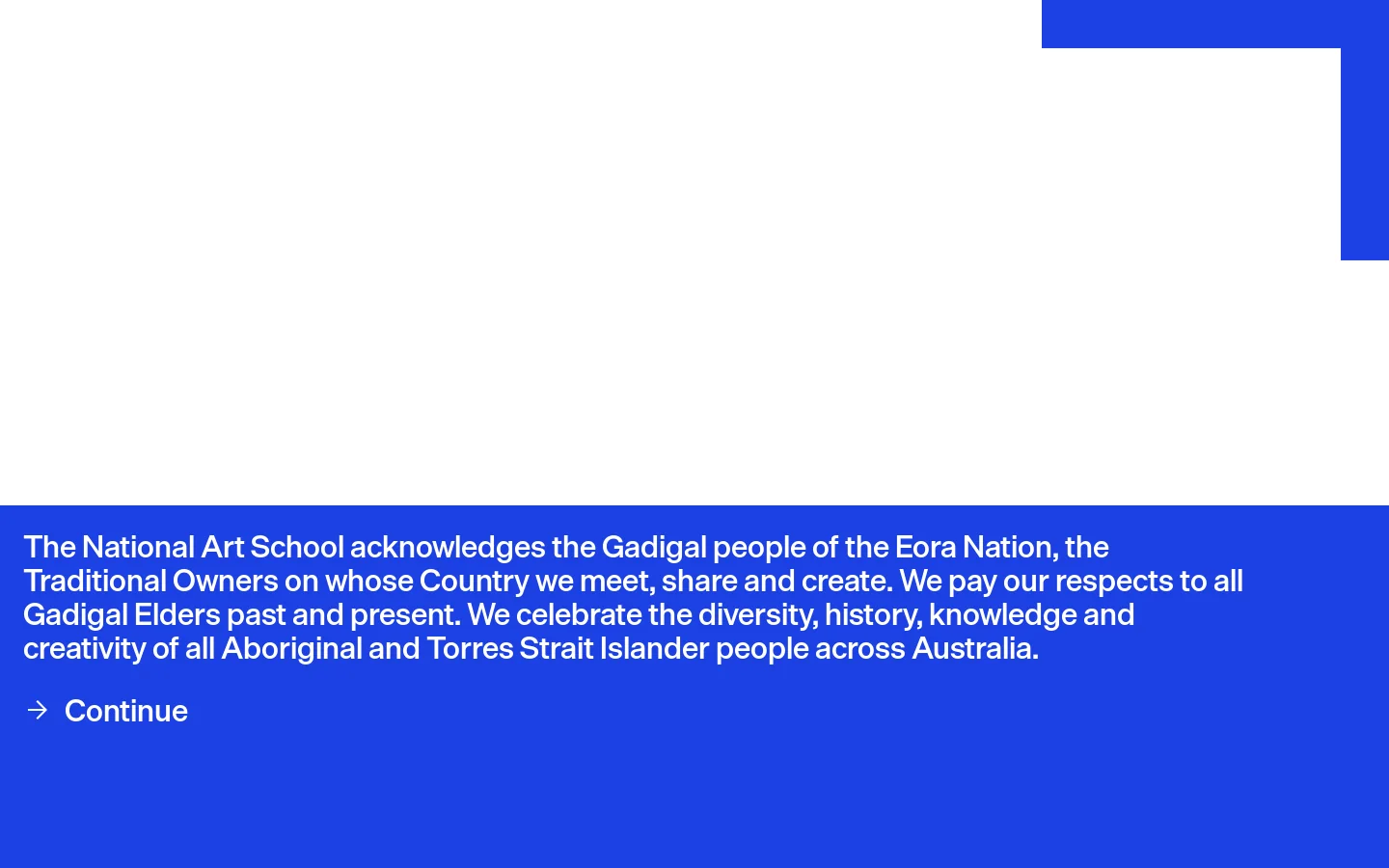 Fine Art Degrees & Short Courses, Sydney | National Art School Homepage screenshot
