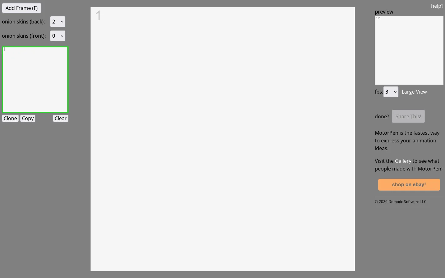 MotorPen Homepage screenshot