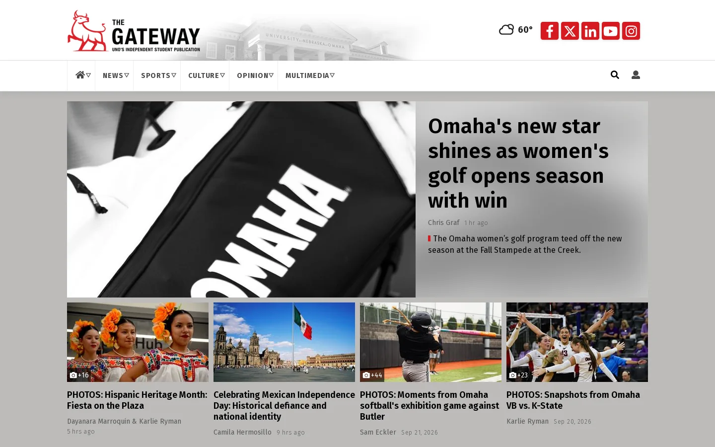 unothegateway.com Homepage screenshot