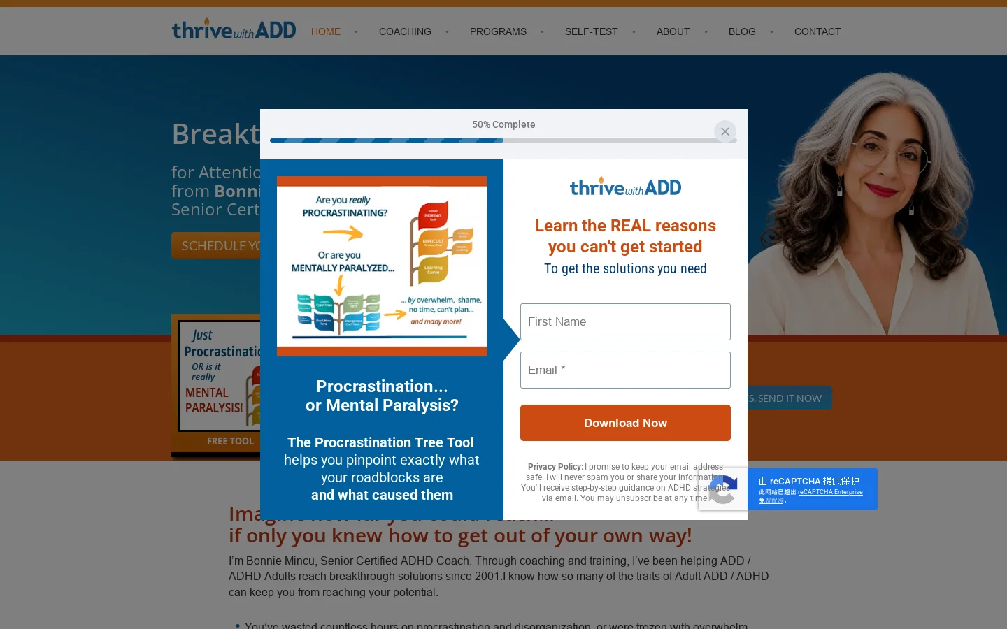 Home Homepage screenshot