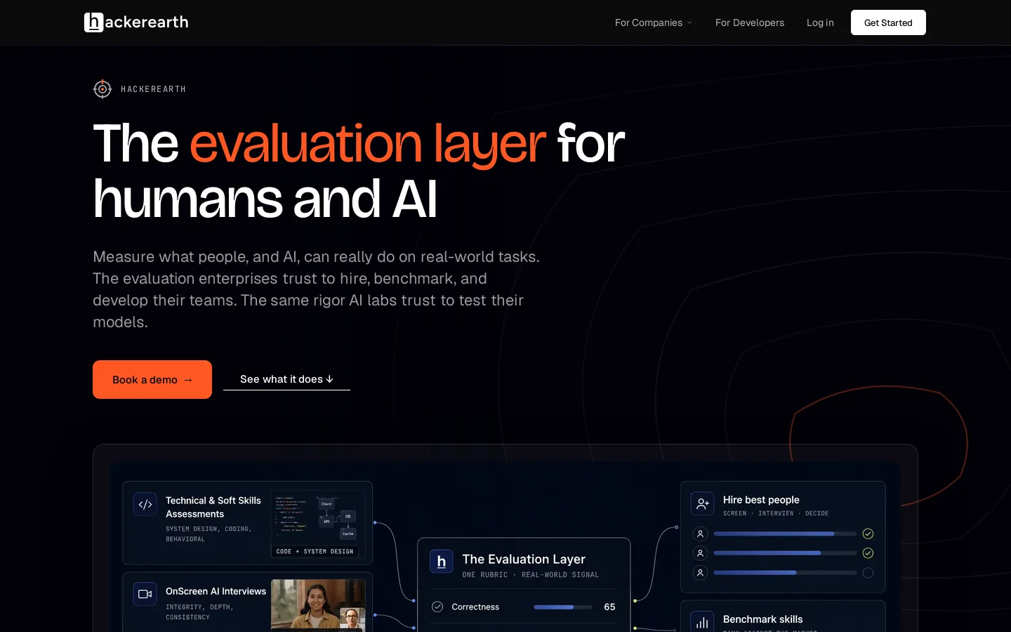HackerEarth Homepage screenshot