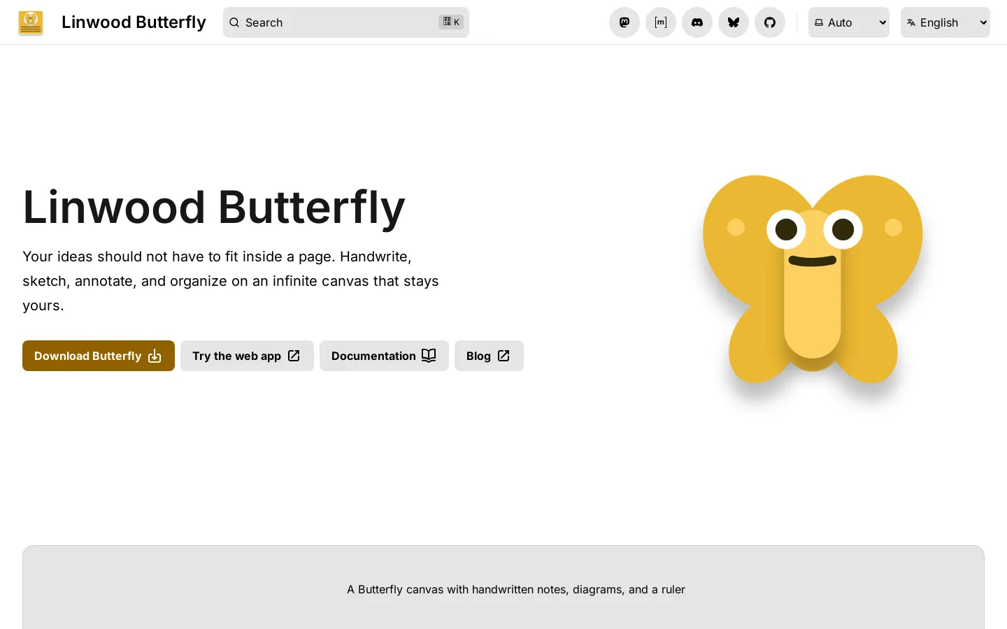Linwood Butterfly | Linwood Butterfly Homepage screenshot