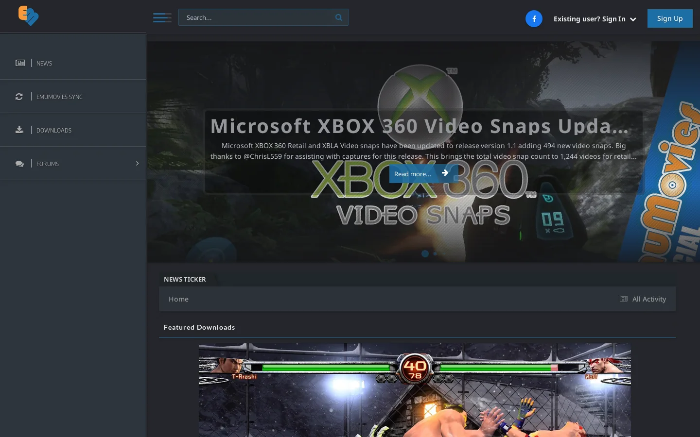 Home Homepage screenshot