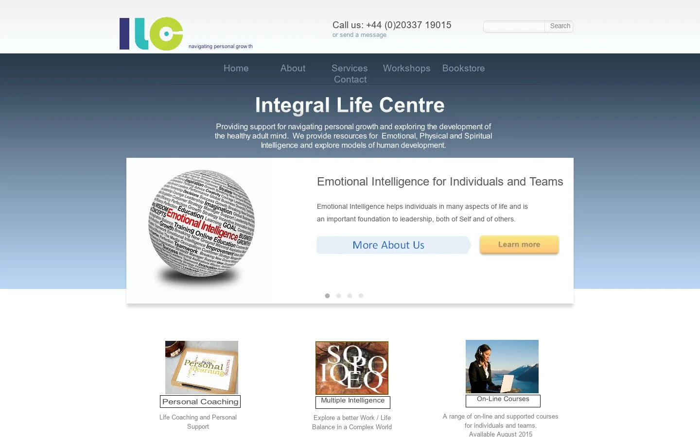 Home Homepage screenshot