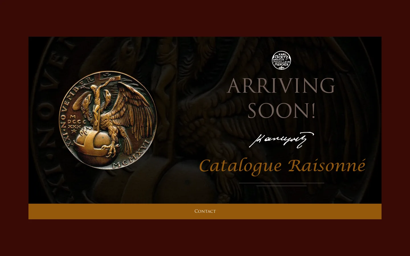 Karl Goetz Homepage screenshot