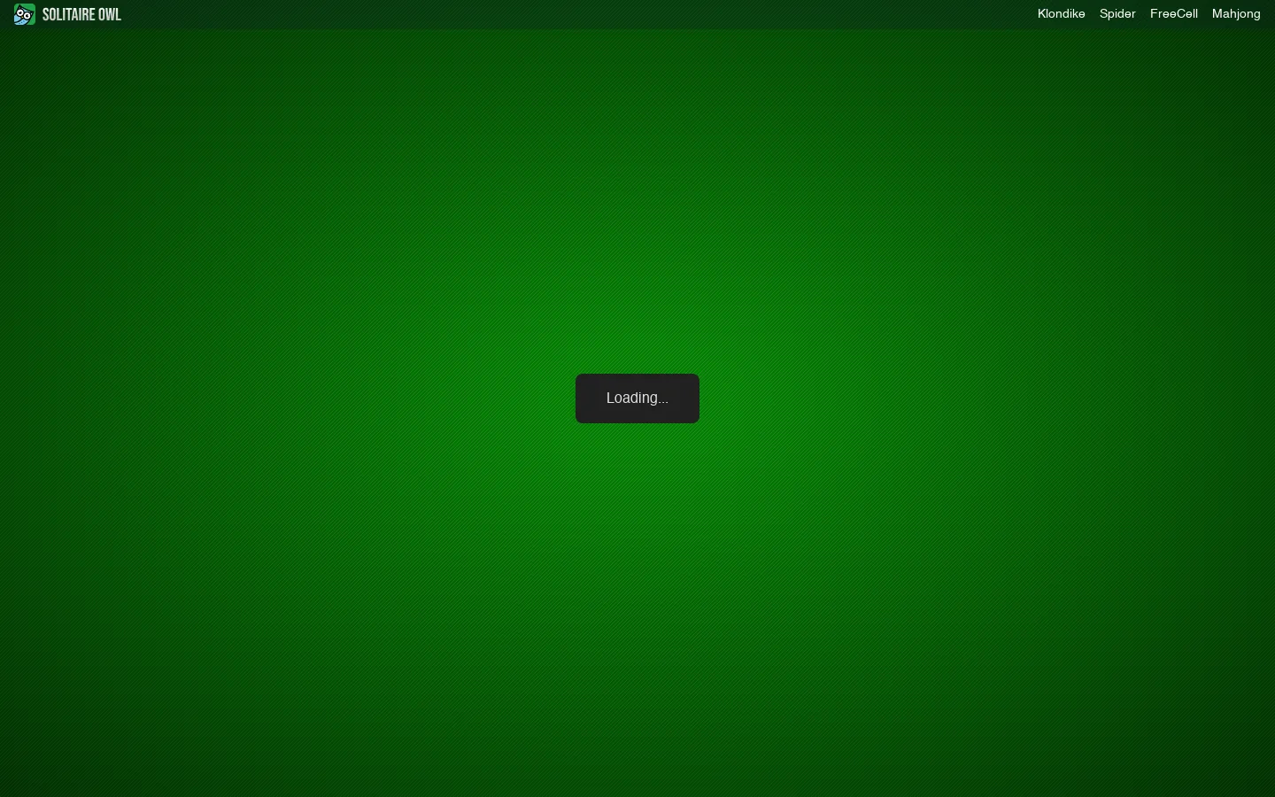 Solitaire - Play Online & Free Homepage screenshot