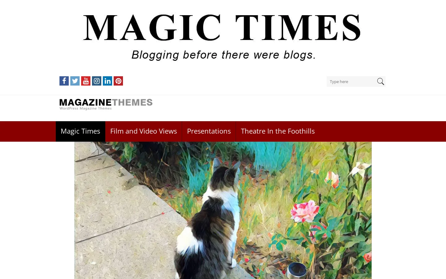 Magic Times | Magic Times Homepage screenshot