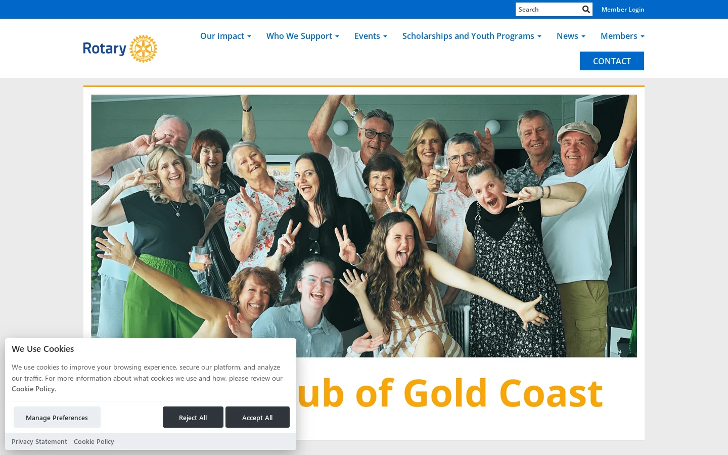 Home Page | Rotary Club of Gold Coast Homepage screenshot