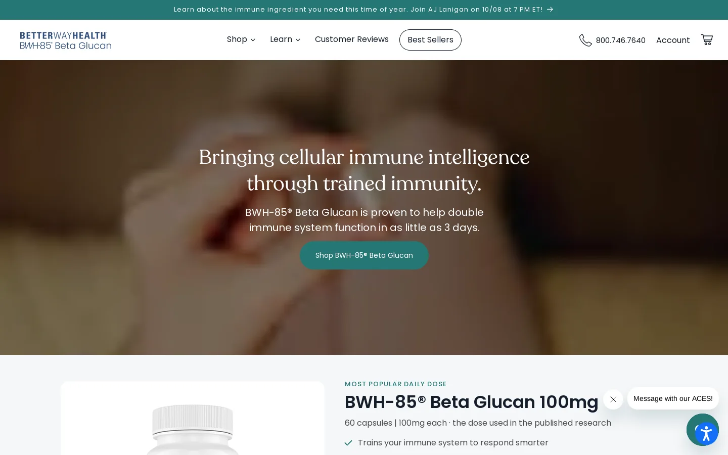 Better Way Health Homepage screenshot