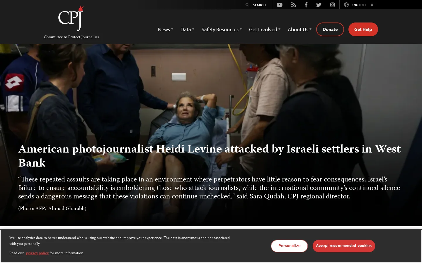 Committee to Protect Journalists – Defending Journalists Worldwide. - Committee to Protect Journalists Homepage screenshot